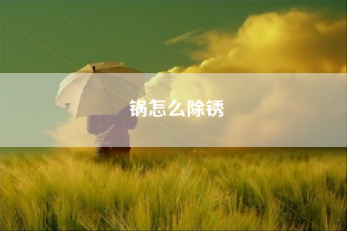 锅怎么除锈
