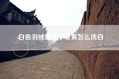 白色羽绒服领子发黄怎么洗白
