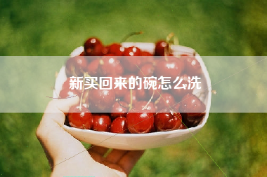 新买回来的碗怎么洗