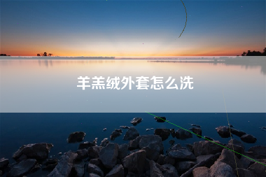 羊羔绒外套怎么洗