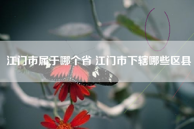 江门市属于哪个省 江门市下辖哪些区县