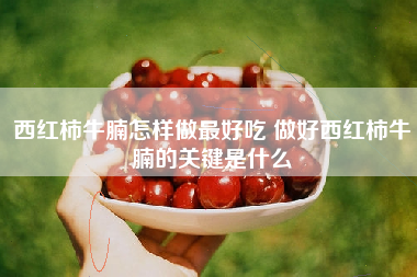 西红柿牛腩怎样做最好吃 做好西红柿牛腩的关键是什么