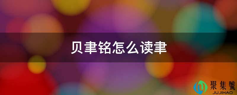 贝聿铭怎么读聿的发音(贝聿铭怎么读)