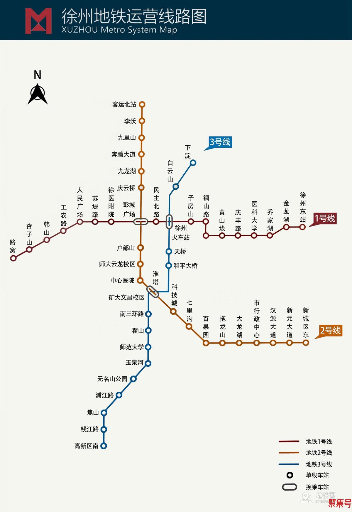 徐州地铁线路图高清晰最新(徐州地铁运营时间表最新)