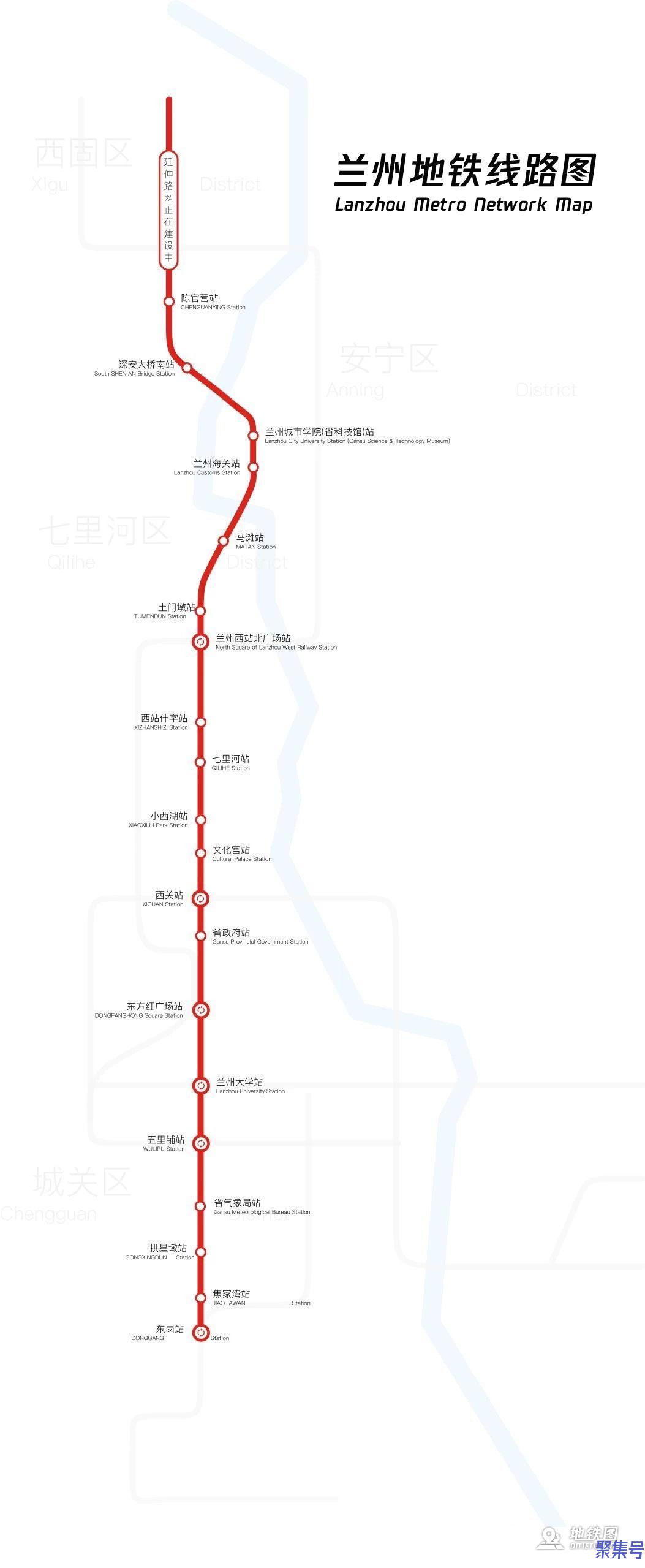兰州地铁线路图高清晰最新(兰州地铁运营时间表最新)