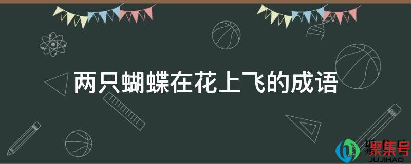 关于两只蝴蝶的成语(形容蝴蝶在花丛中飞舞的成语)