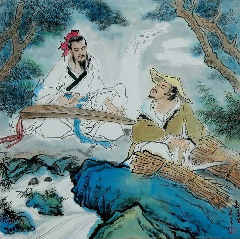伯牙鼓琴原文及翻译(伯牙鼓琴原文及翻译拼音)