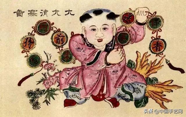 九九消寒图怎么画(小学二年级九九消寒图怎么画)