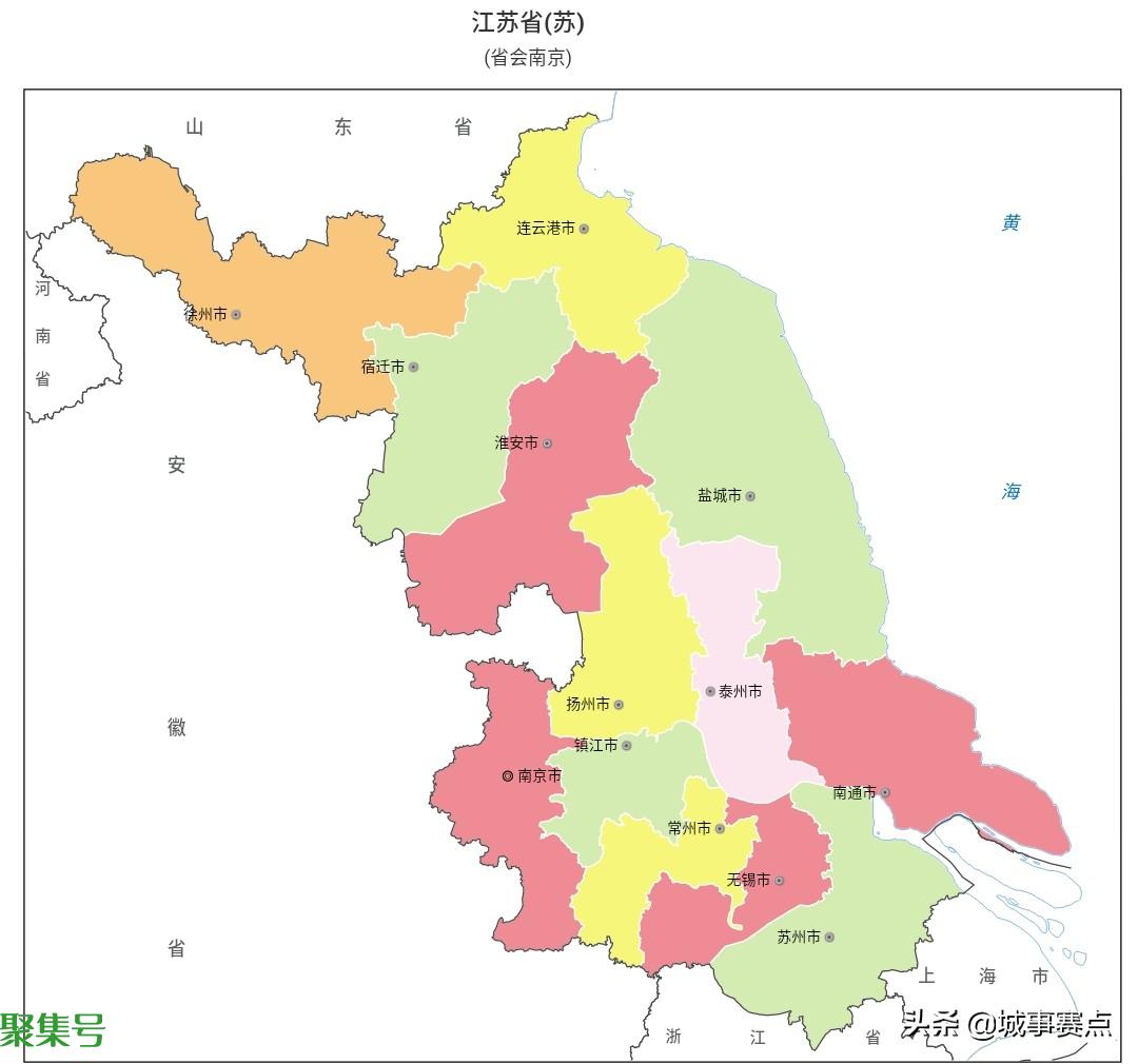 江苏地图高清版大图 最新版(江苏地图区域划分图)