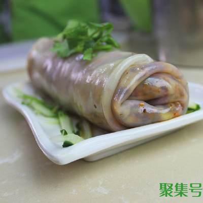 裹凉皮是哪里的小吃(裹凉皮图片 高清大图)