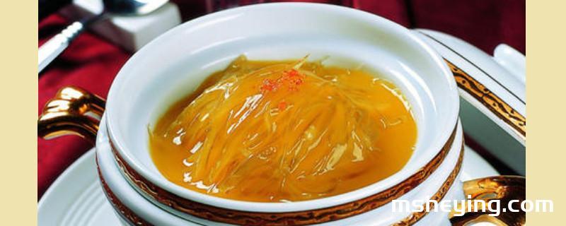 整块的冰冻鱼翅怎么吃