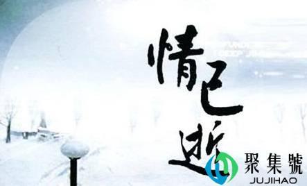 夜未央情已逝什么意思