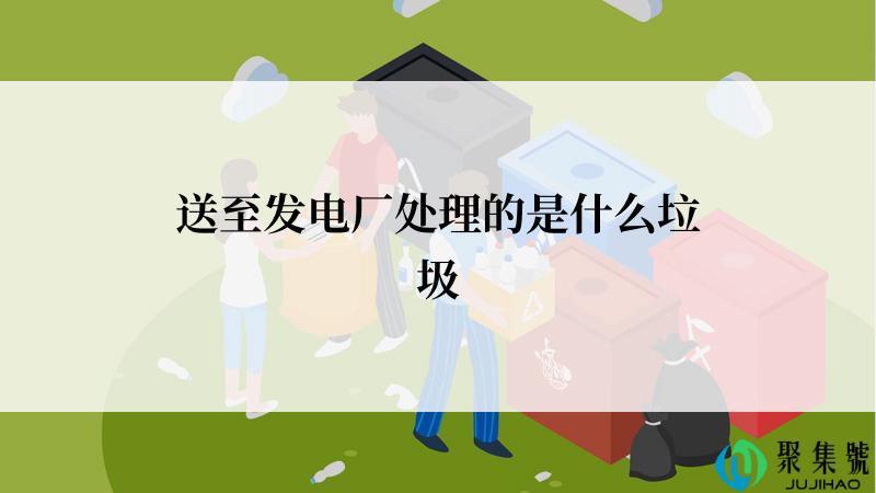 送至发电厂处理的是什么垃圾