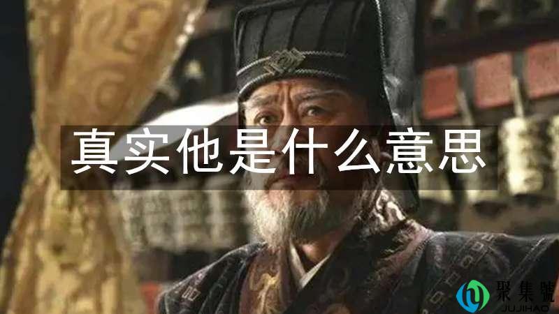 真实他是什么意思