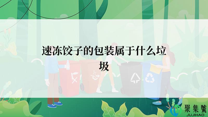 速冻饺子的包装属于什么垃圾