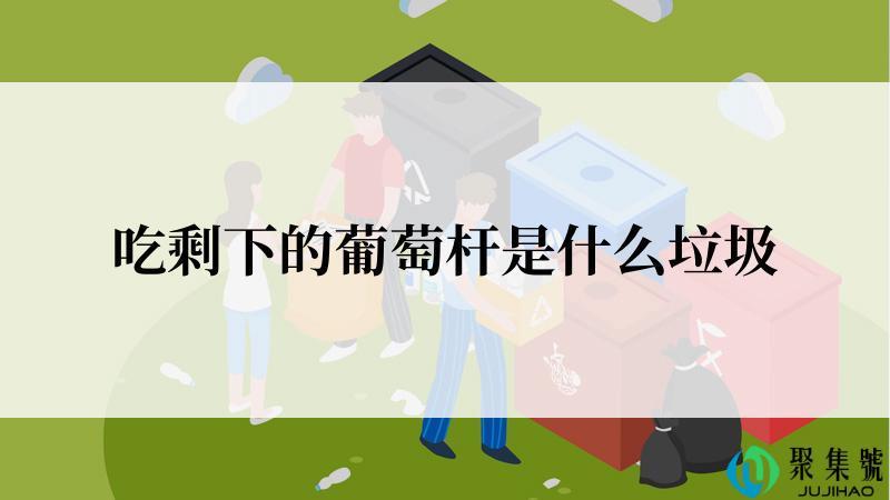 吃剩下的葡萄杆是什么垃圾