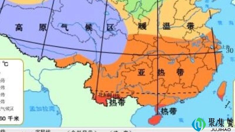 热带亚热带划分