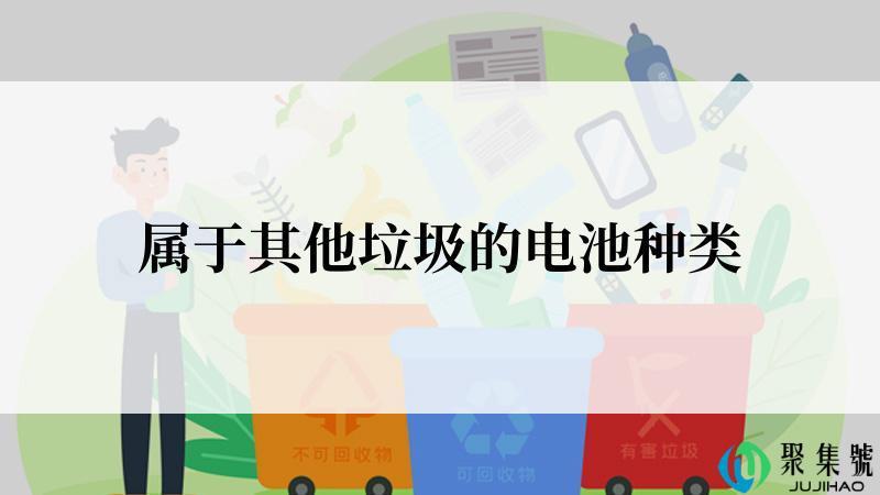 属于其他垃圾的电池种类