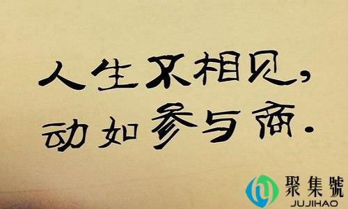 动若参与商的意思