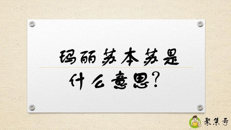 玛丽苏本苏是什么意思