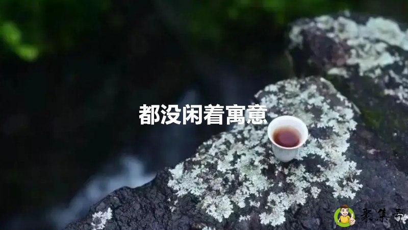 都没闲着寓意