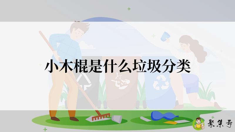 小木棍是什么垃圾分类