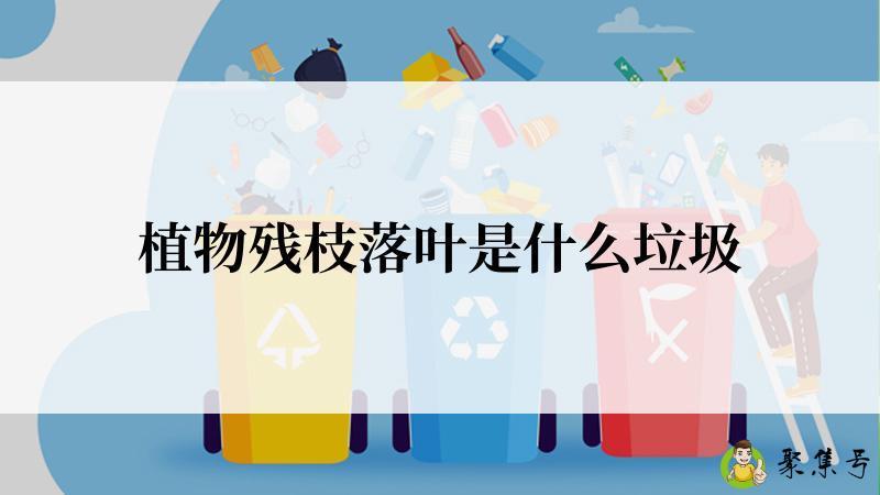 植物残枝落叶是什么垃圾