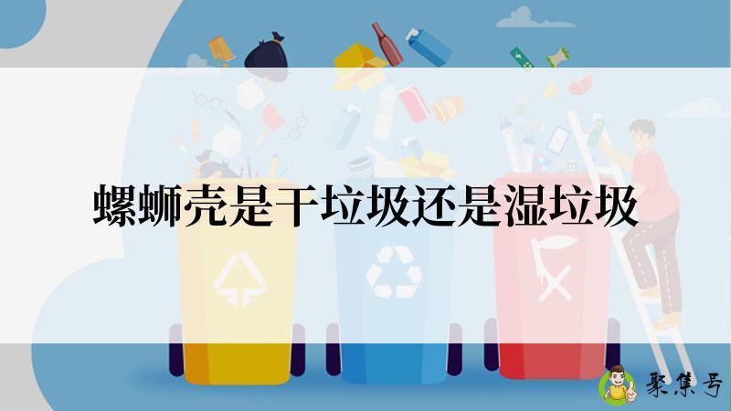 螺蛳壳是干垃圾还是湿垃圾