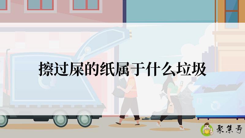 擦过屎的纸属于什么垃圾