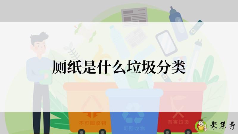 厕纸是什么垃圾分类