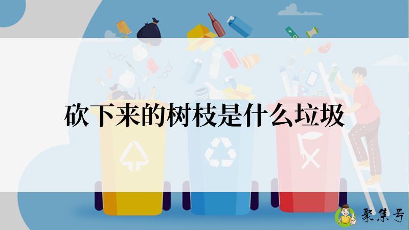 砍下来的树枝是什么垃圾