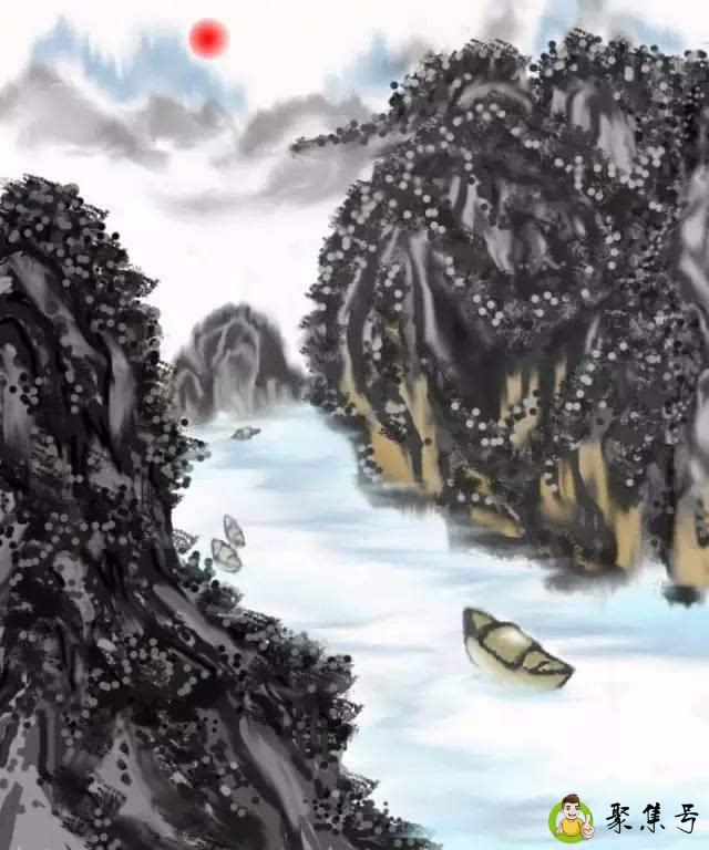 两岸青山相对出下一句