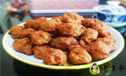 炸肉丸子放馒头还是豆腐