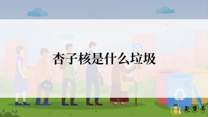 杏子核是什么垃圾