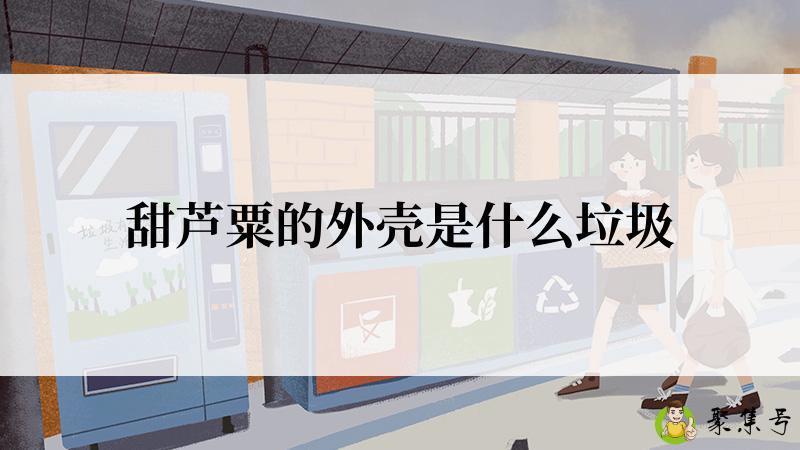 甜芦粟的外壳是什么垃圾