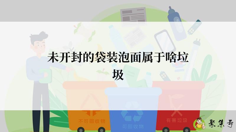 未开封的袋装泡面属于啥垃圾