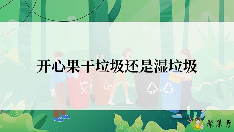 开心果干垃圾还是湿垃圾