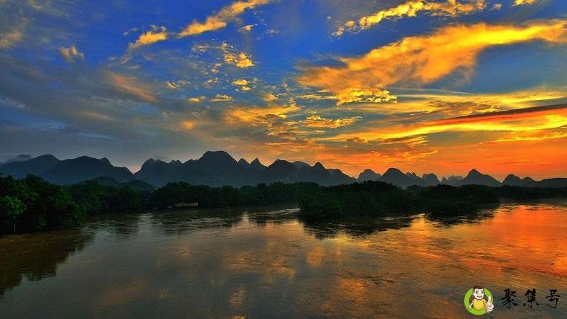 给我发晚霞的照片什么意思