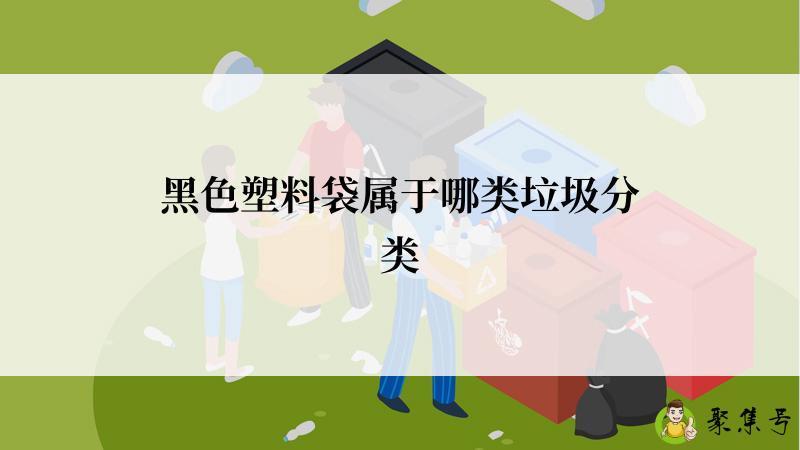 黑色塑料袋属于哪类垃圾分类
