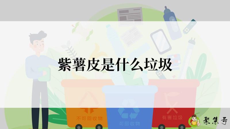 紫薯皮是什么垃圾