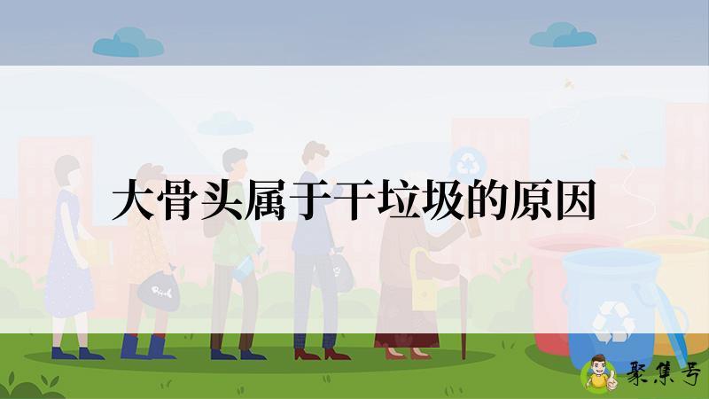 大骨头属于干垃圾的原因
