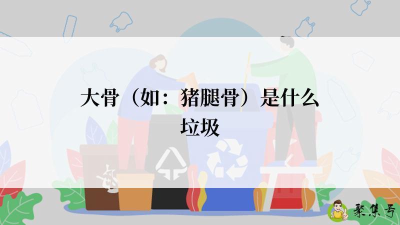 大骨（如：猪腿骨）是什么垃圾