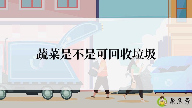 蔬菜是不是可回收垃圾
