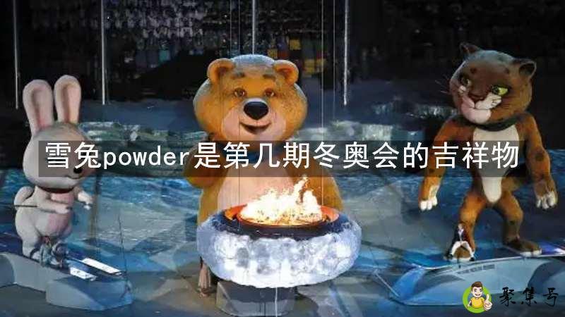 雪兔powder是第几期冬奥会的吉祥物