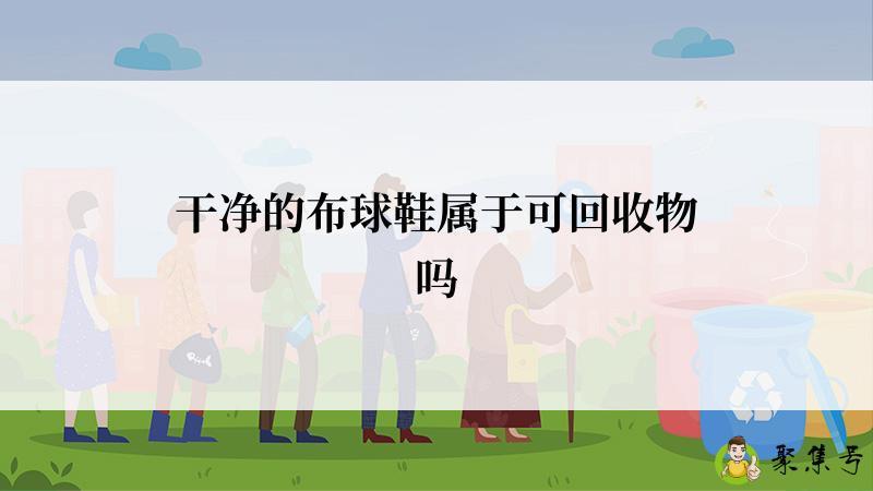 干净的布球鞋属于可回收物吗