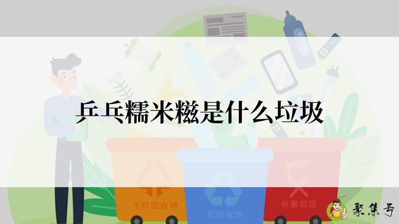 乒乓糯米糍是什么垃圾