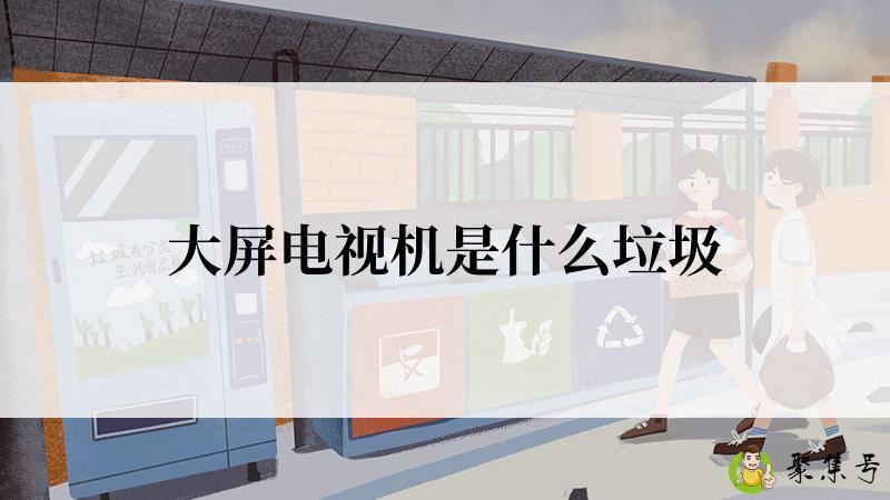 大屏电视机是什么垃圾