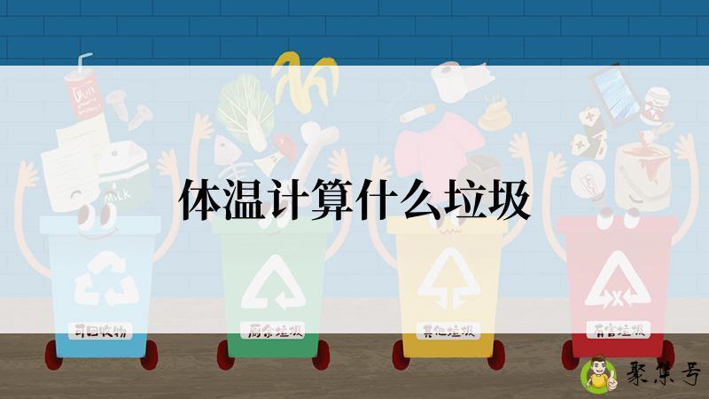 体温计算什么垃圾