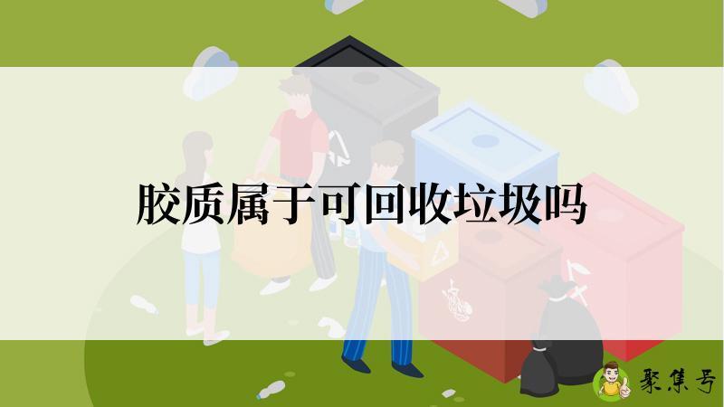 胶质属于可回收垃圾吗