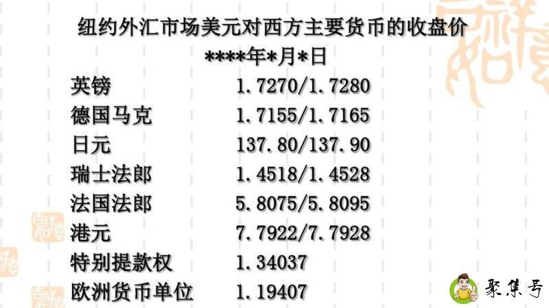 直接标价法和间接标价法的区别